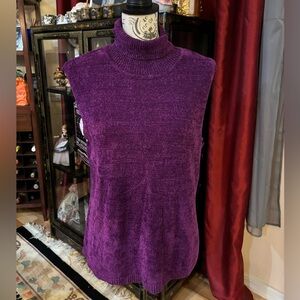 Vintage 90’s Worthington Essentials Sleeveless Mock Turtleneck Top